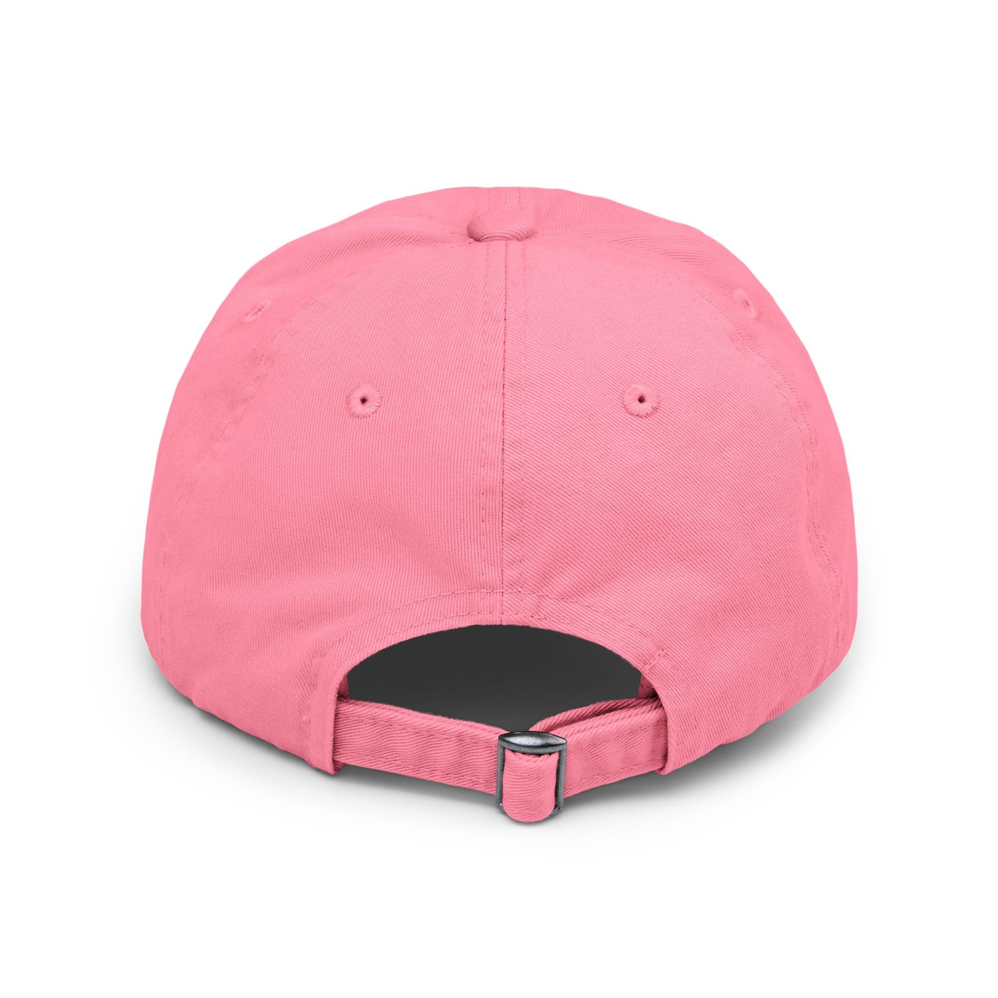 Pink Summer Distressed Caps Back