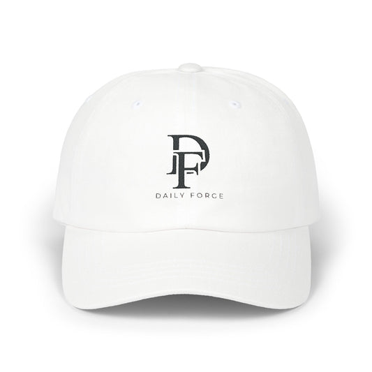 White Summer Classic Dad Caps Front