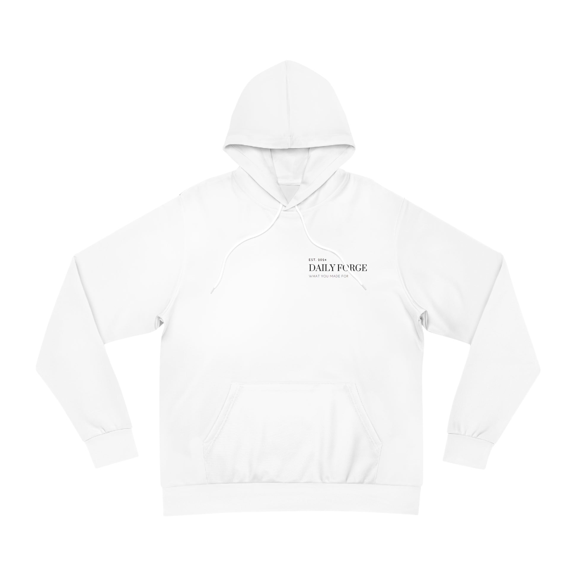 White Cosy Valentine Hoodies Front 